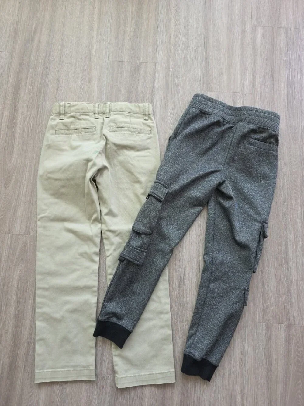 Boys Pants Bundle Size 8 Cat & Jack Chino + Gray Cargo Joggers Lot - Picture 15 of 16